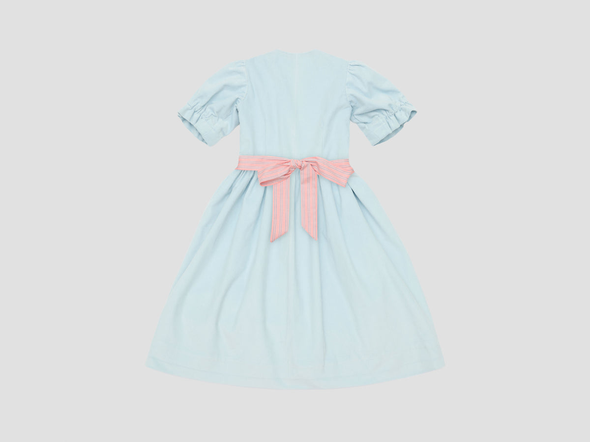 Dirndl ROYA TIMELESS Cord Hellblau x Rosa
