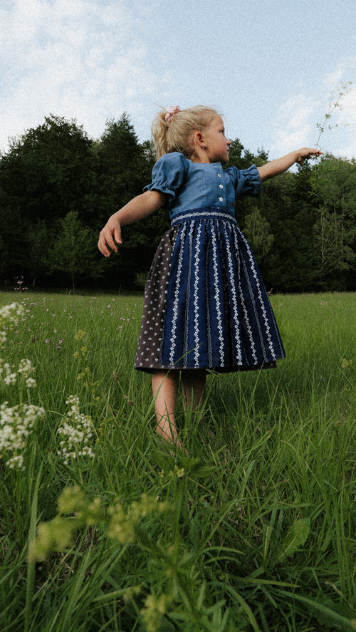 Dirndl ROYA TIMELESS Denim Blau x Blau